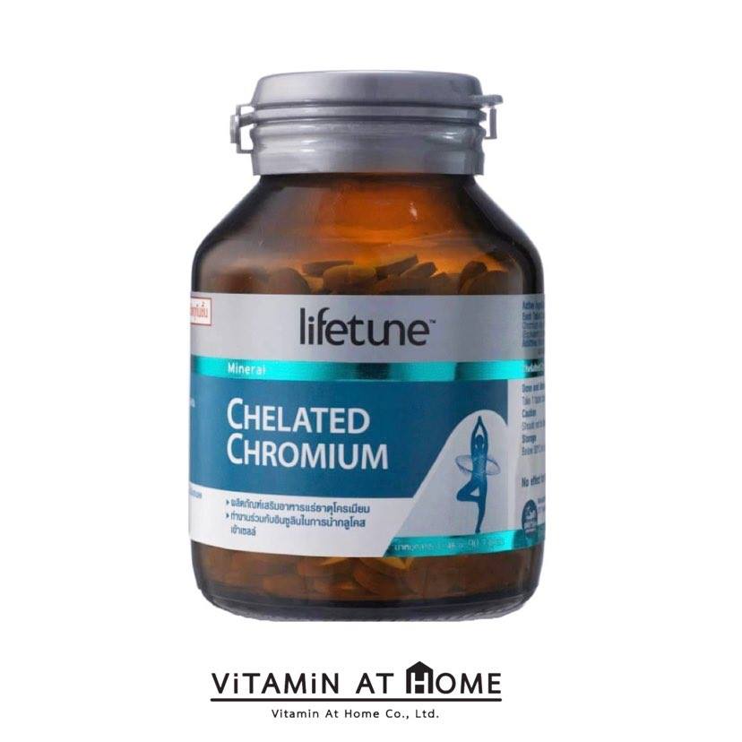 Lifetune Chelated Chromium (คีเลต โครเมียม) 90 เม็ด